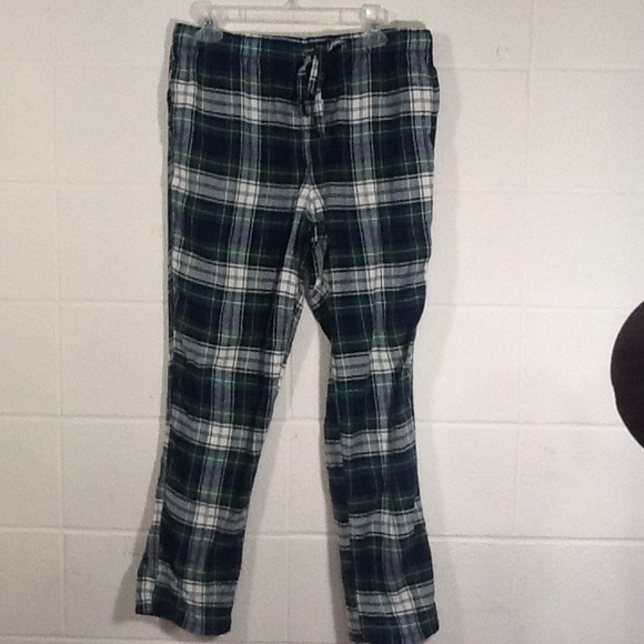 J Crew Plaid Sleep Pants Large - Picture 2 of 8